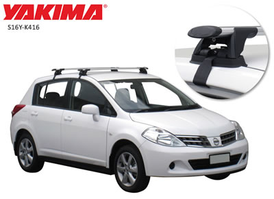 Nissan Tiida Yakima roof racks